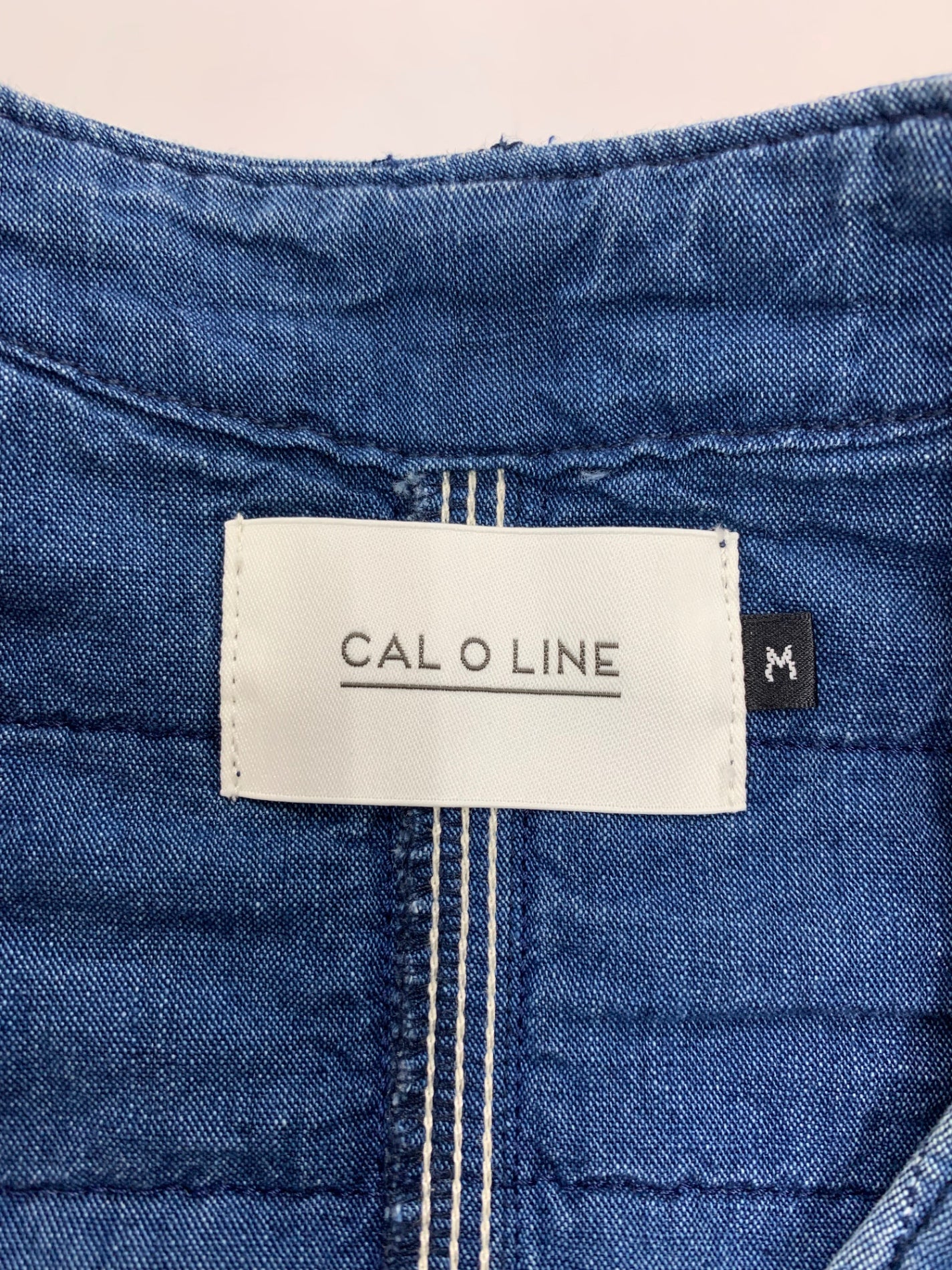 キャルオーライン CL222-0448 ジャケット M ネイビー ブルゾン ノーカラー IT5YK2RBQKV8