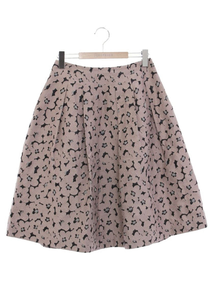 エムズグレイシー Skirt 417526 スカート 38 ピンク フラワーモチーフ ジャガード ITUX9MP40KVS 【SALE】