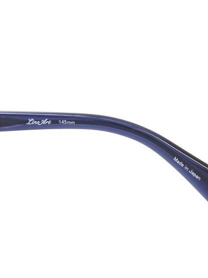 ラインアートシャルマン テノール・コレクション XL1469-LG メガネ シルバー/ネイビー コンビフレーム ハーフリム スクエア ITFMT6CUQTCC 【SALE】