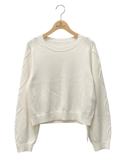 フォクシー Knit Top(Agathe) 45015 セーター 38 ホワイト シルク混 ITAQQTMIN3GG