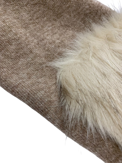 セルフォード GWNT194067 ガウンコート 36 ブラウン エコファー カシミア混 ITLDMW5NMPIG 【SALE】