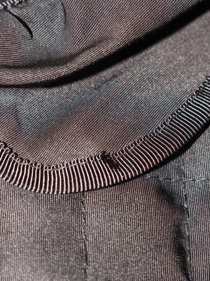 エムズグレイシー 628609 ジャケット 40 ブラック カメリアWジップ ニット ナイロン ITTRBKFD0TS4