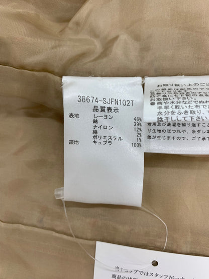 フォクシーブティック Tweed Jacket 38674 ジャケット 38 ベージュ ツイード ITGTG9BI2WD5