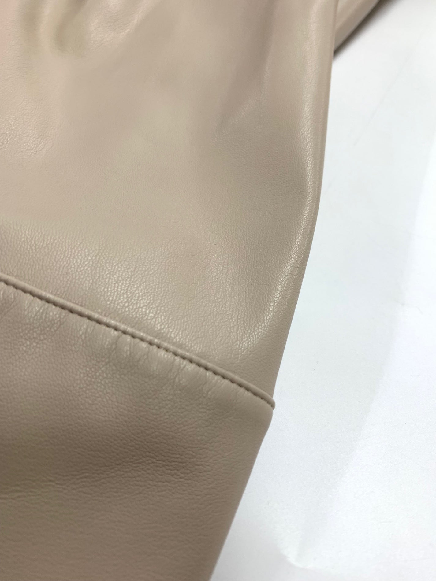 ルネ 5934220 スカート 38 ベージュ フェイクレザー ITKY3LQV2PTW