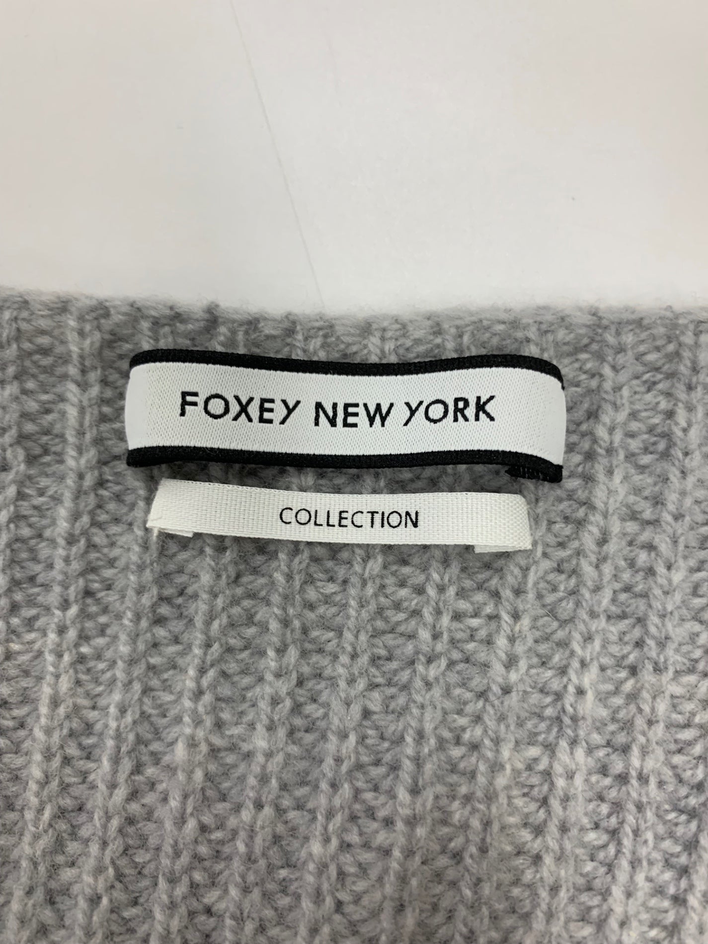 フォクシーニューヨーク collection 39267 トップス 38 グレー ニット ITE0D5YQWCAS
