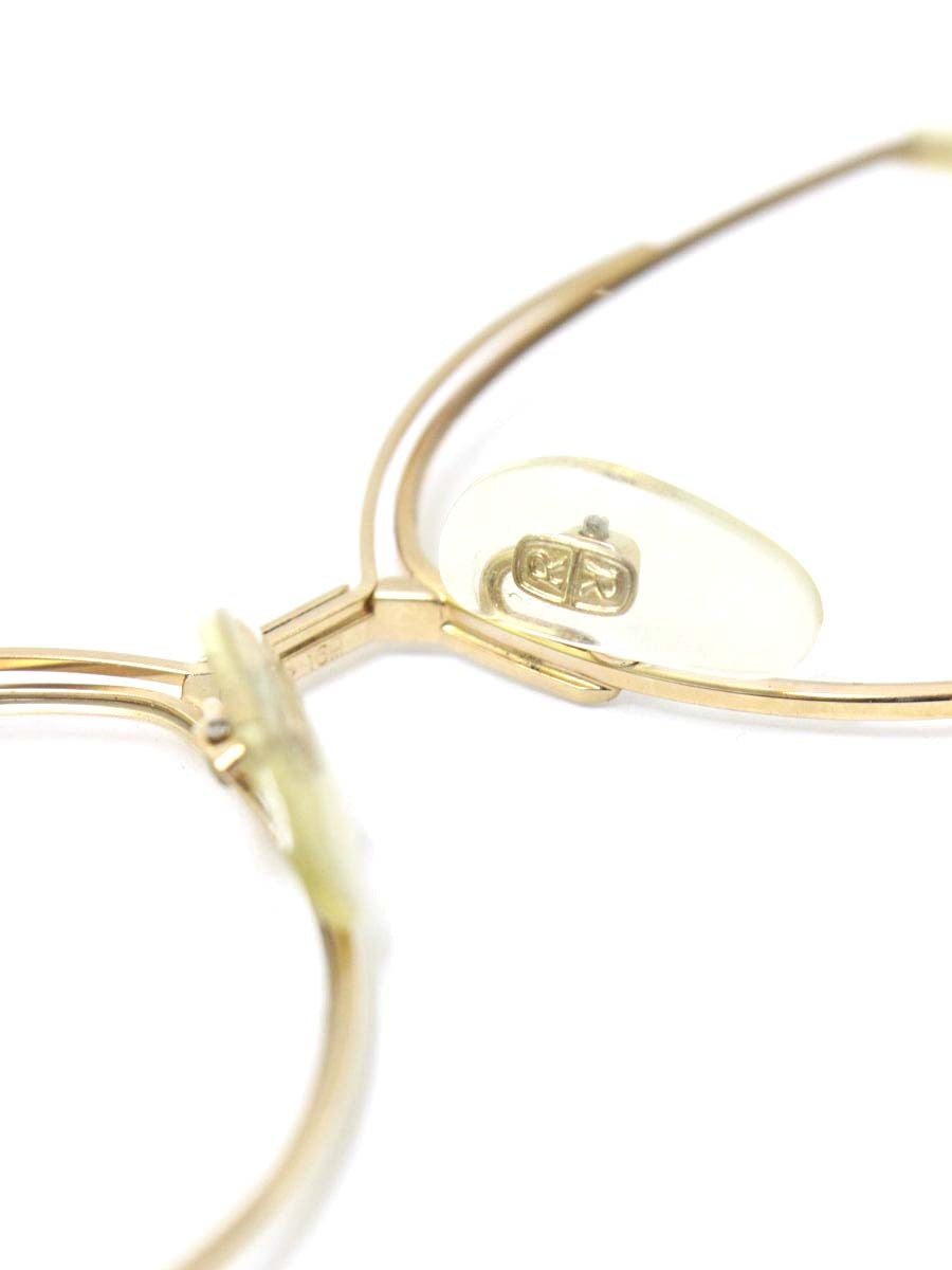 ローデンストック Exclusiv 618 メガネ ゴールド メタルフレーム ボストン ITZV3H09PQ44 【SALE】