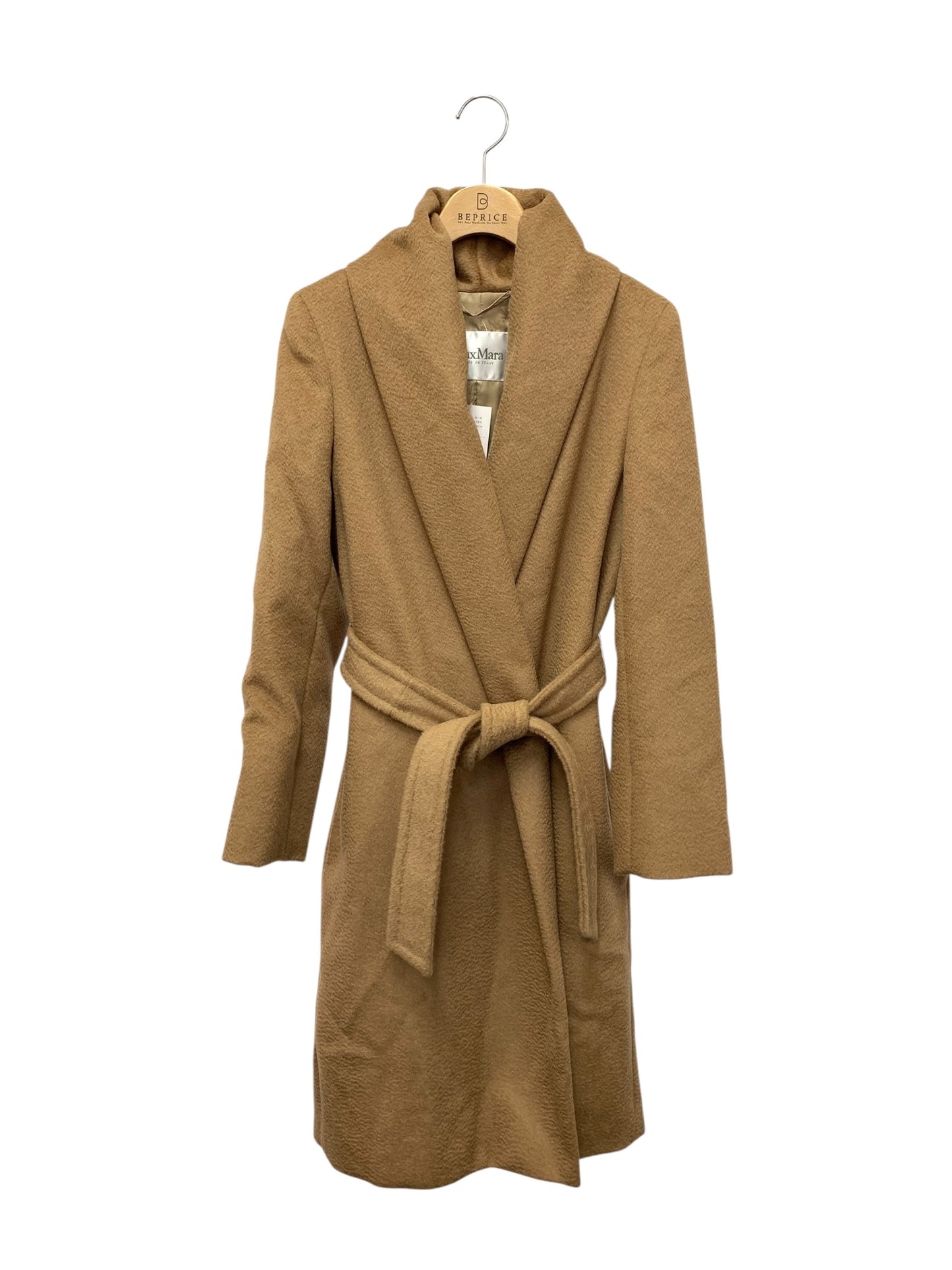 マックスマーラ GESSO 10861553 コート 36 キャメル 白タグ ITAFMB2AL2EW