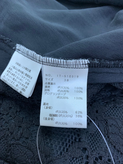 エムズグレイシー 510319 38 ブラック レースチュニックブラウス ITR6086IDKRC