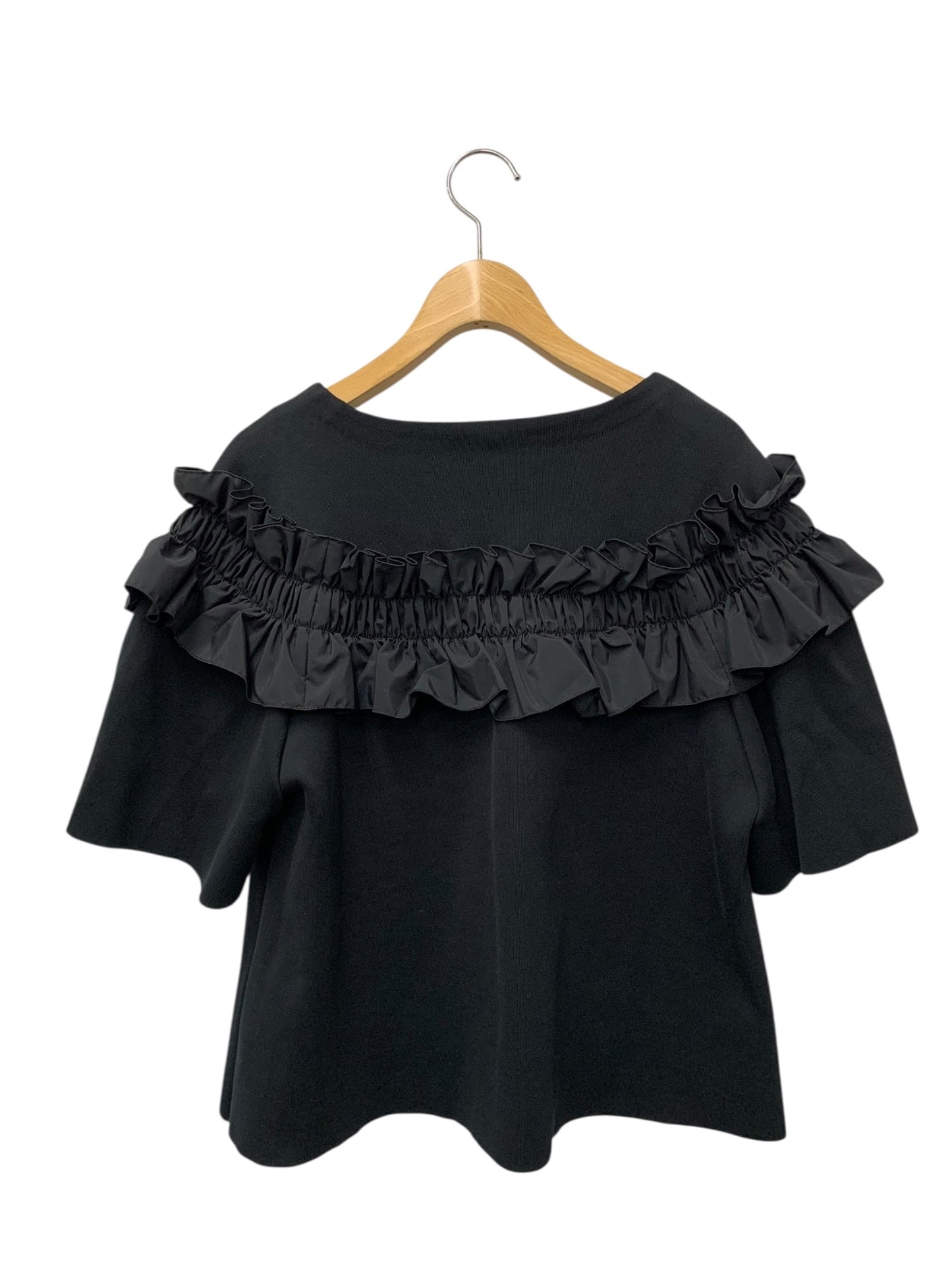 デイジーリン 06596 ニット 42 ブラック フリル ITKQ1WFWM12E