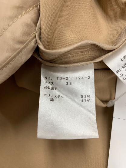 エムズグレイシー 011124 ワンピース 38 ベージュ リボン ステッチ IT14R4PANEOW