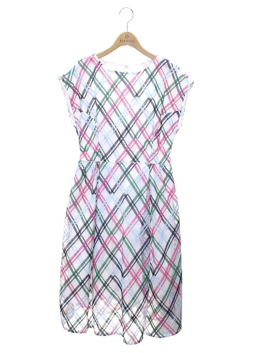 チェスティ 11S535 ワンピース 0 ホワイト バックジップ IT7CDC920QKQ