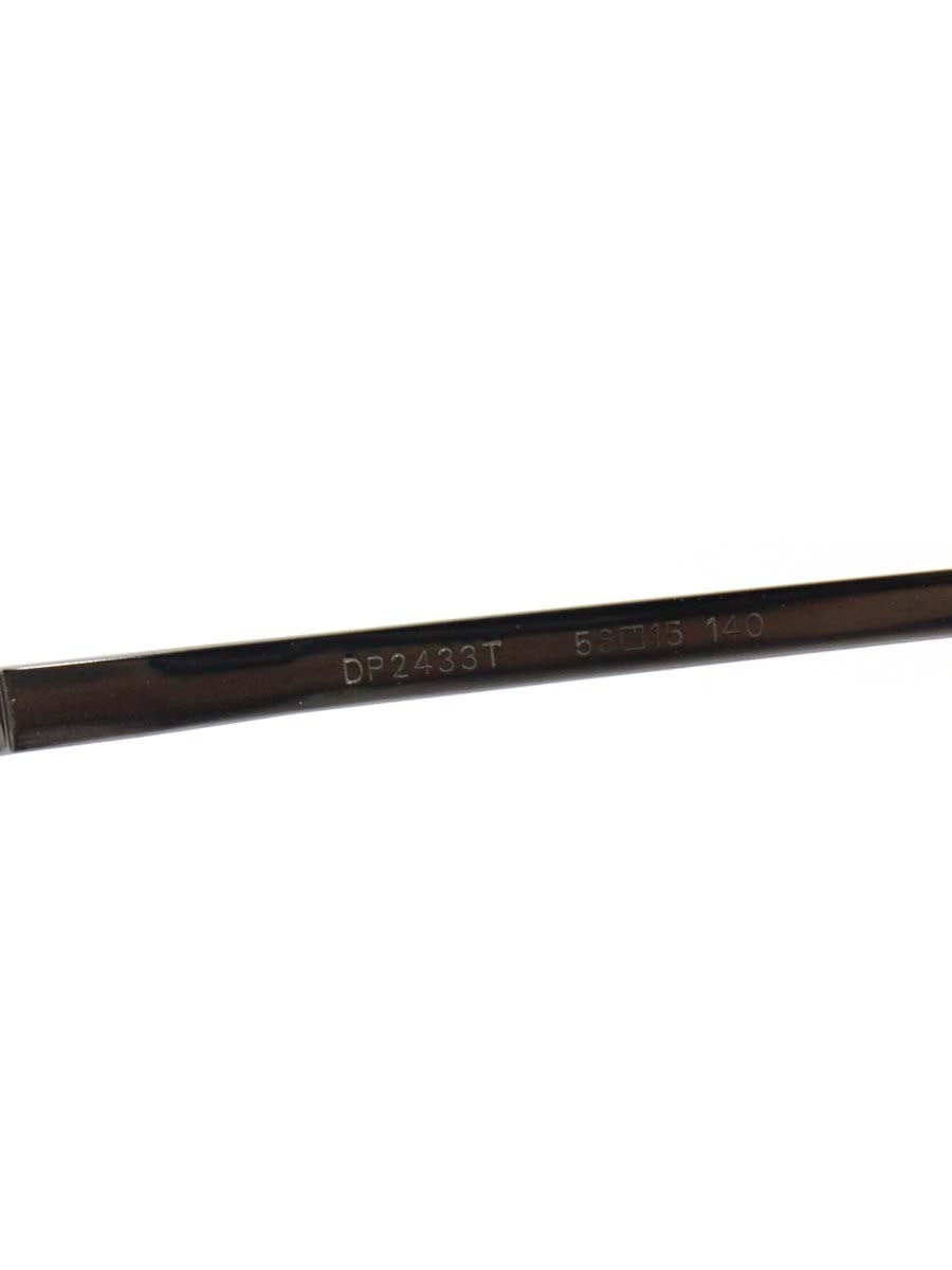 デュポン DP2433T メガネ ガンメタリック メタルフレーム ハーフリム スクエア IT2LMN98GPA4 【SALE】