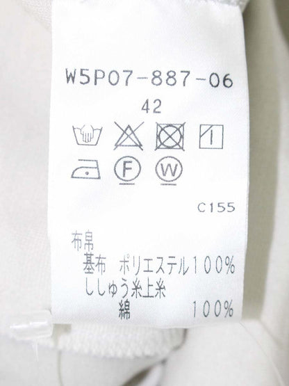 トゥービーシック W5P07-887-06 チュニック 42 グレー カットワークフラワー ITP5JG2F4MEG