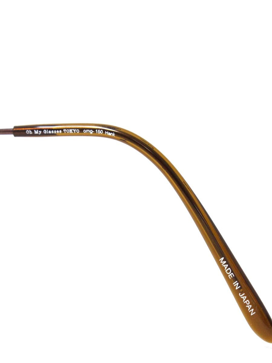 オーマイグラス東京 OMG150 眼鏡 ブラウン メガネ HANK ITWTNTV7D4Z4