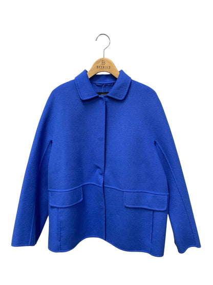 ウィークエンドマックスマーラ 504101076 ジャケット 36 ブルー ウール ITL6Y62PPUPW