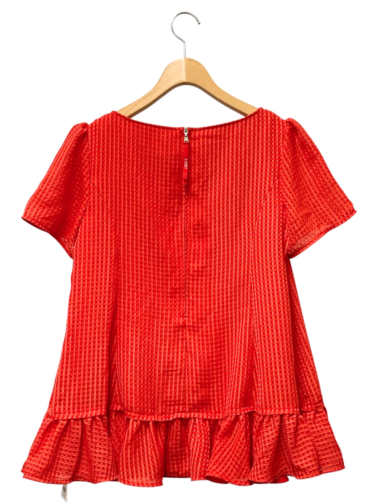フォクシーニューヨーク Blouse Misty Bloom 45777 チュニック 40 レッド IT6SBCS45JL9
