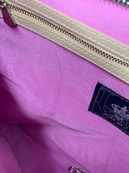 エーディーエムジェイ トートバッグ ベージュ ナイロン レザー レオパード柄 ITKRFZRD9BVE