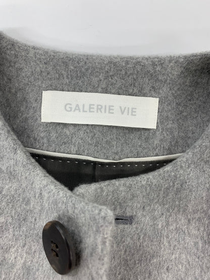 ギャルリーヴィー 23-08-95-08403 ロングコート 36 グレー カシミヤ ITNRXDHA4OUA