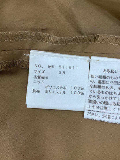 エムズグレイシー ニットコンビワンピース 511611 38 ブラウン IT4YO9PVIBKA 【SALE】