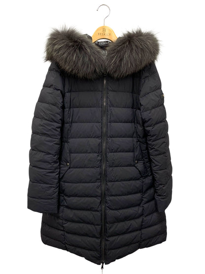 タトラス ISERA LTAT21A4706-D ダウンコート 3 ブラック ラクーンファー ITN59335J8MG