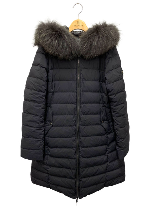 タトラス ISERA LTAT21A4706-D ダウンコート 3 ブラック ラクーンファー ITN59335J8MG