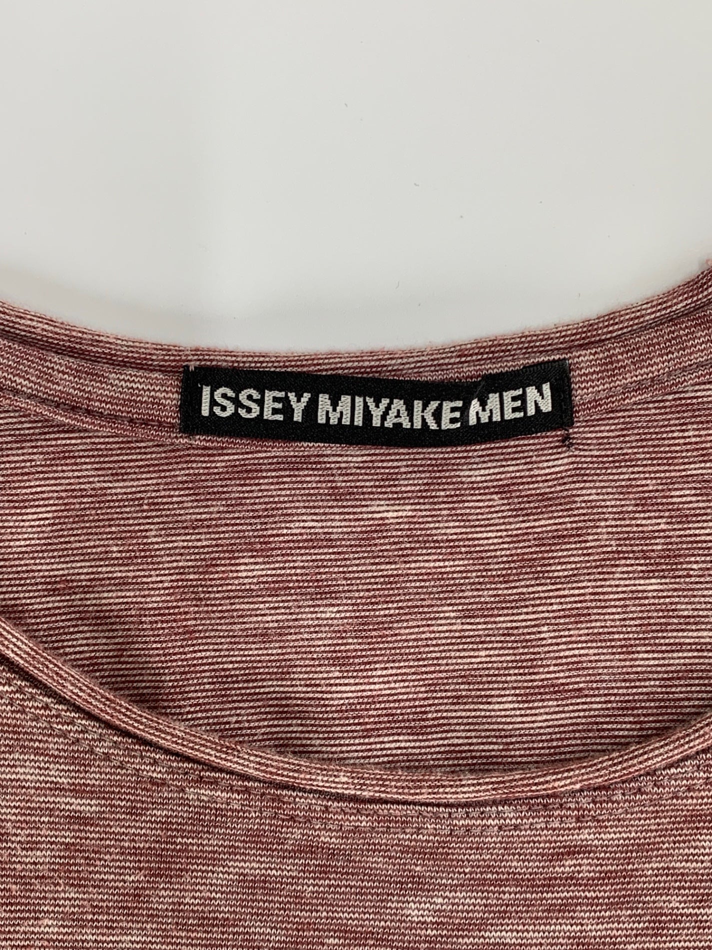 イッセイミヤケメン ME21JK420 Tシャツ 2 レッド コットン ITMR2DTR485K