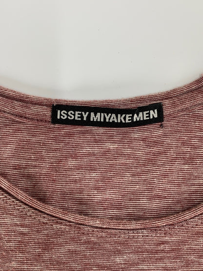 イッセイミヤケメン ME21JK420 Tシャツ 2 レッド コットン ITMR2DTR485K