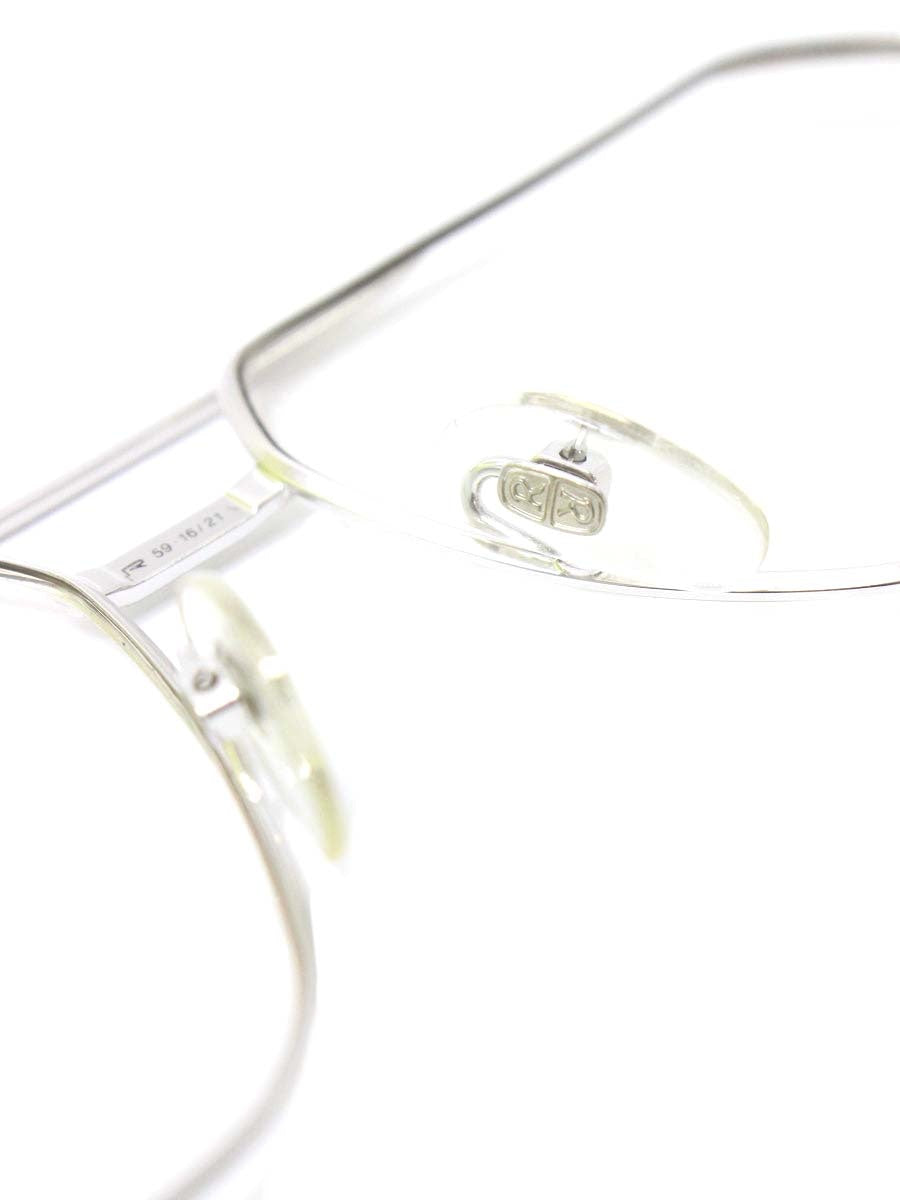 ローデンストック 674 メガネ シルバー メタルフレーム ボストン IT1D15OQX3JO