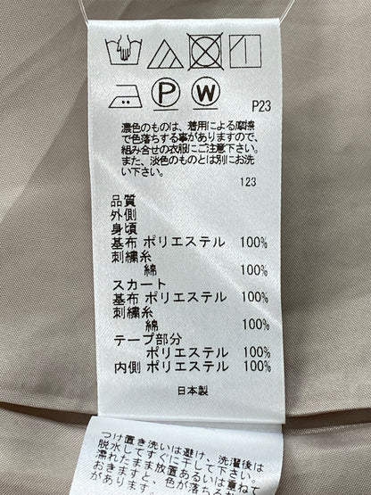 トッカ ENVELOPE ドレス OPTOCM0710 ワンピース 4 ブラック/ベージュ カットワーク IT9M0ISSZL5Z