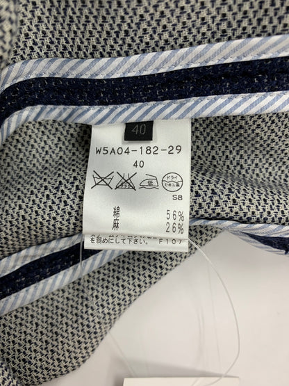 トゥービーシック W5A04-182-29 コート 40 ブルー ダブルブレスト キルトボタン IT2K4BW8EQU6 【SALE】