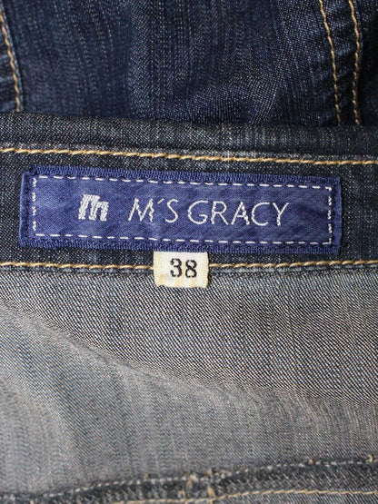 エムズグレイシー 124315 ジャケット 38 ブルー デニム IT4Z083035EK 【SALE】