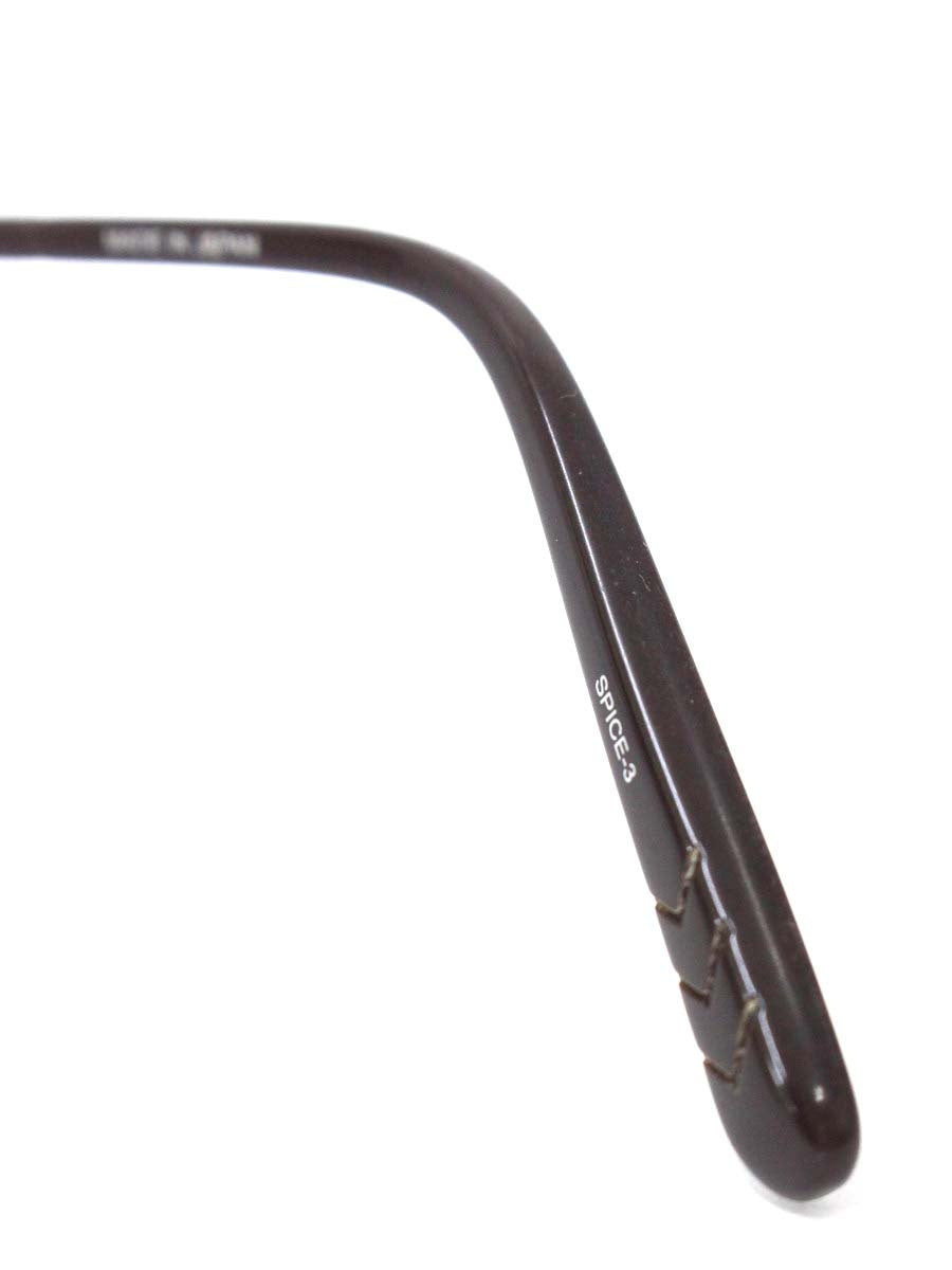 タカノリユゲ SPICE-3 TY-37 メガネ ブラウン/スカイブルー メタルフレーム フルリム オーバル ITX8FLU1ROI8 【SALE】