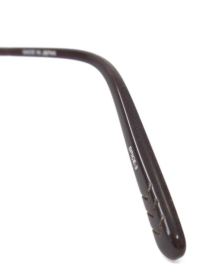 タカノリユゲ SPICE-3 TY-37 メガネ ブラウン/スカイブルー メタルフレーム フルリム オーバル ITX8FLU1ROI8 【SALE】