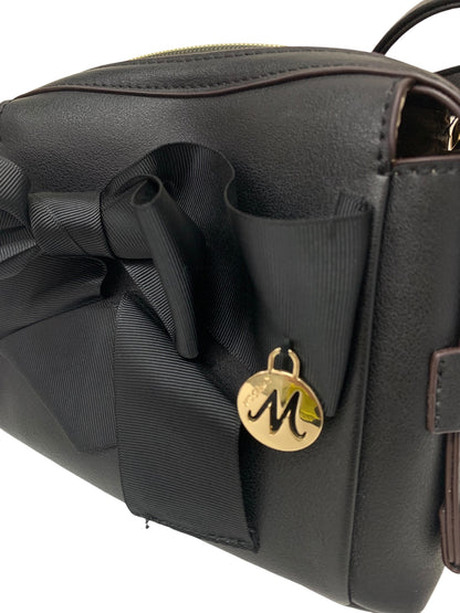 エムズグレイシー リボン付きコンパクトショルダーバッグ 294509 ブラック IT7EXFIXNKNG