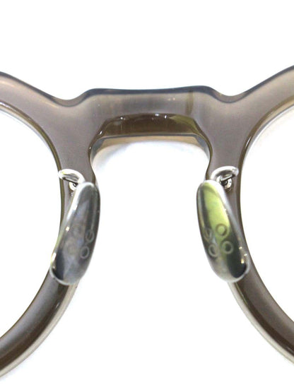 イエローズプラス BECCA C 534 メガネ ブラウン クリア セルフレーム フルリム クラウンパント ITOUNAO1AMCG