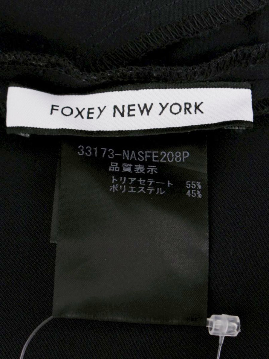 フォクシーニューヨーク パーフェクトA 33173 スカート  40 ネイビー タック ITSD1VZTAUAY 【SALE】