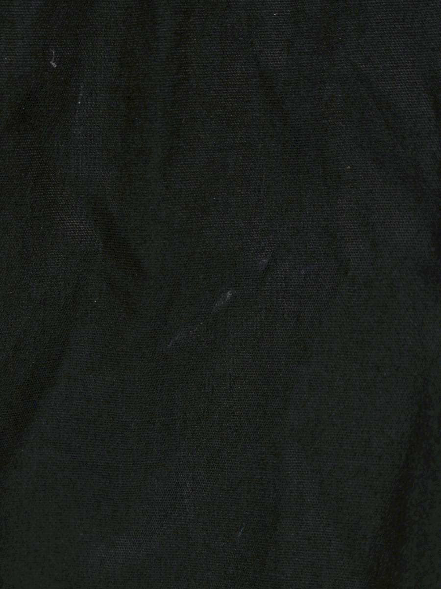 ポールカ 713EAC ワンピース 38 ブラック Vネック リボン タックフレア ITBYLRSXRNGM 【SALE】