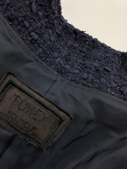 フォクシーブティック Boxy Cropped Jacket 36705 ジャケット 40 ネイビー ITNDMGPZ4YKY