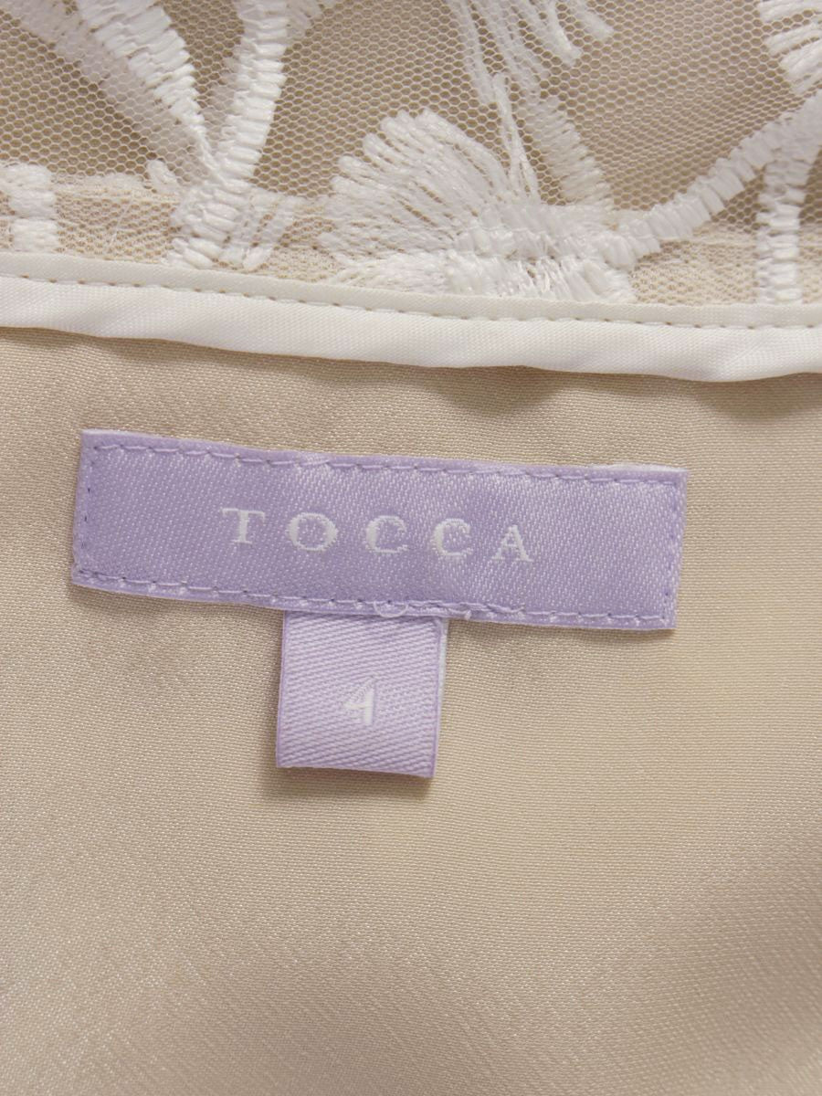 トッカラベンダー Eyelash Embroidery ロングドレス OPTUBM0200 ワンピース 4 ベージュ IT8KTHIPFPTC