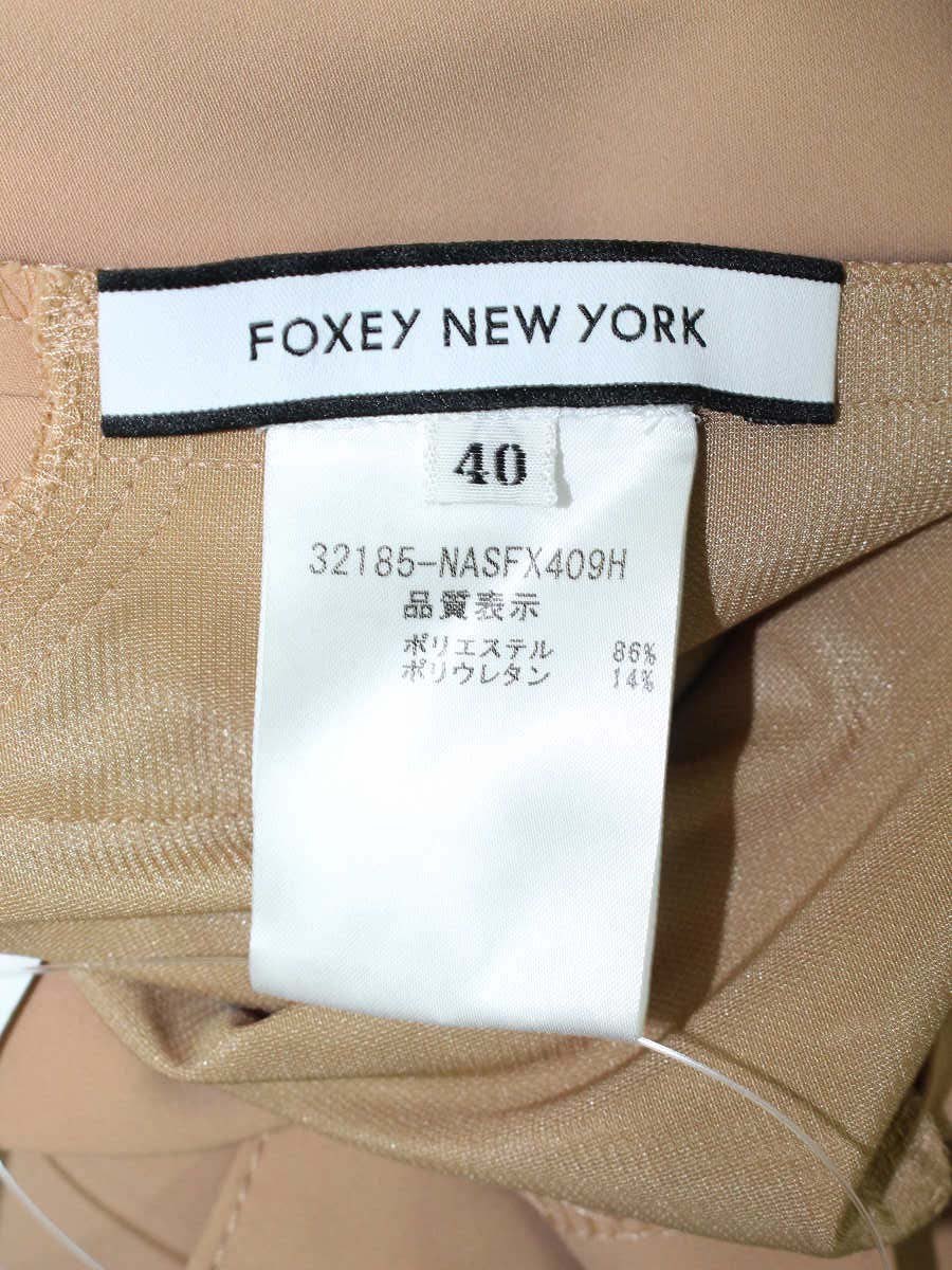 フォクシーニューヨーク 32185 スカート 40 ブラウン フレンチボックス ITL698G0OIWZ 【SALE】