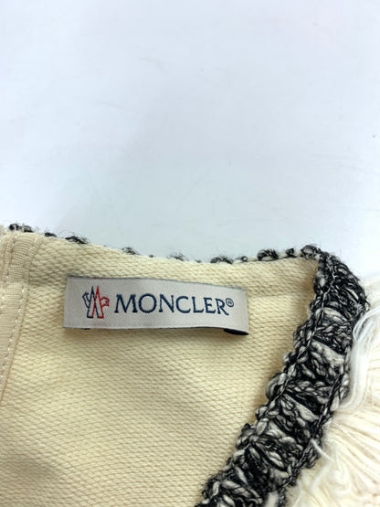 モンクレール MAGLIA MANICA CORTA J10938C00009 Tシャツ XS アイボリー ツイード ITH06S5CGF8G