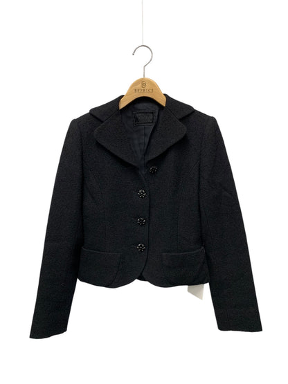 フォクシーブティック Jewel Tweed 34572 ジャケット 38 ブラック ITLTEGEG7EBS