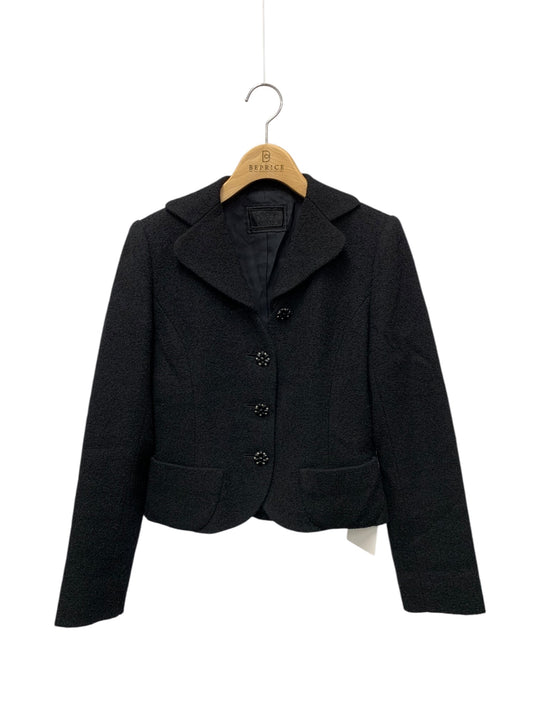 フォクシーブティック Jewel Tweed 34572 ジャケット 38 ブラック ITLTEGEG7EBS
