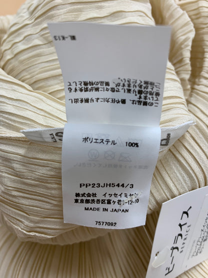 プリーツプリーズイッセイミヤケ PP23JH544 ワンピース 3 アイボリー 雪の結晶 エンボス加工 IT2ATC9EXILE 【SALE】