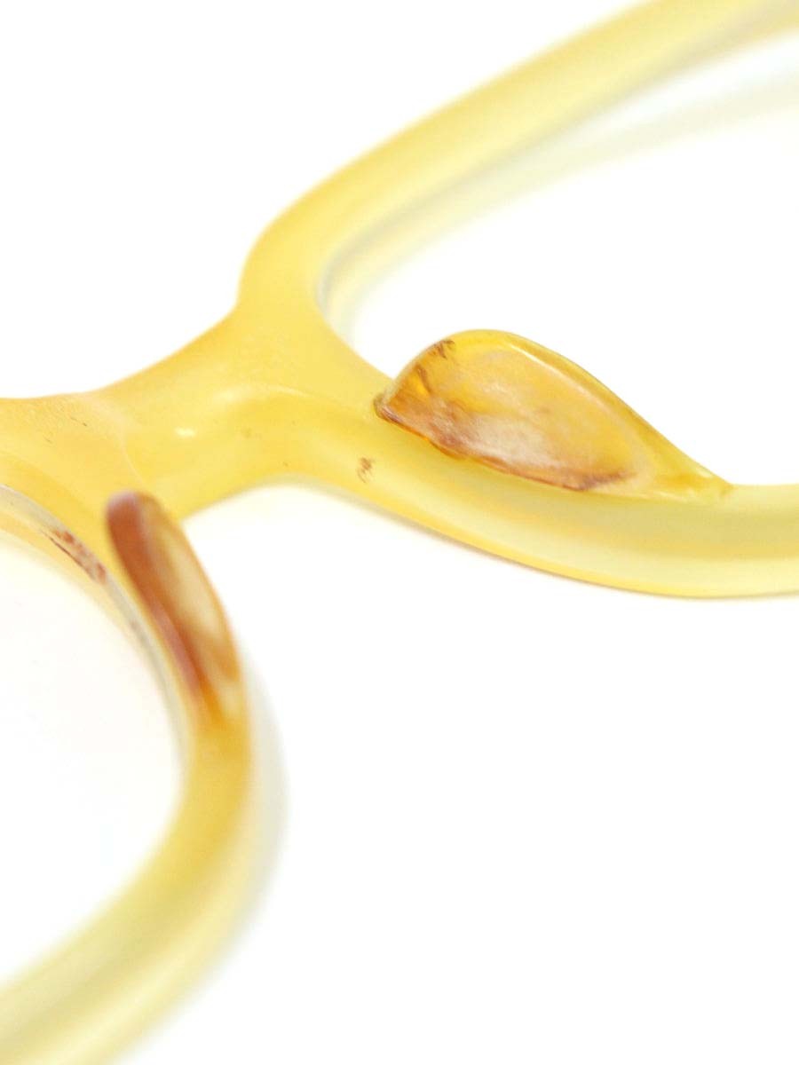 白山眼鏡店 メガネ イエロー 眼鏡 ITOR0OC0DEG4