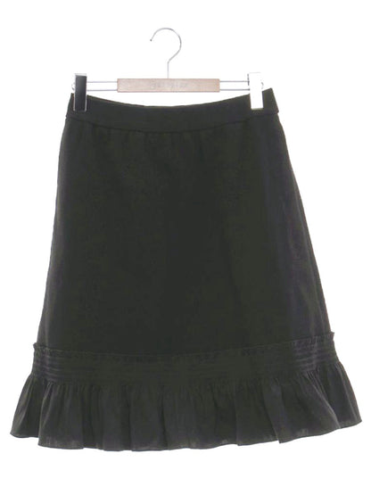 フォクシーブティック 36873 スカート 40 ブラック Aライン ニット ITJHTEAE3ARK