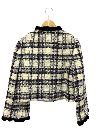 エムズグレイシー ファンシーツィードリュックスジャケット 314604 38 ホワイト ITFXTBJ9BT3G