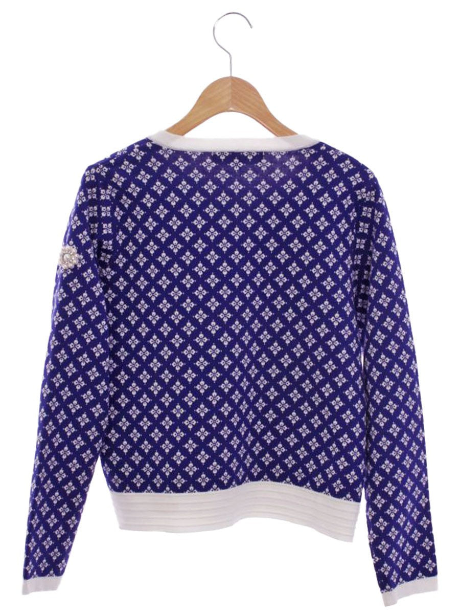 スーパービューティー ボレロ 42 ブルー フェイクパール ノーカラー リボン ITILPB9WUJW9