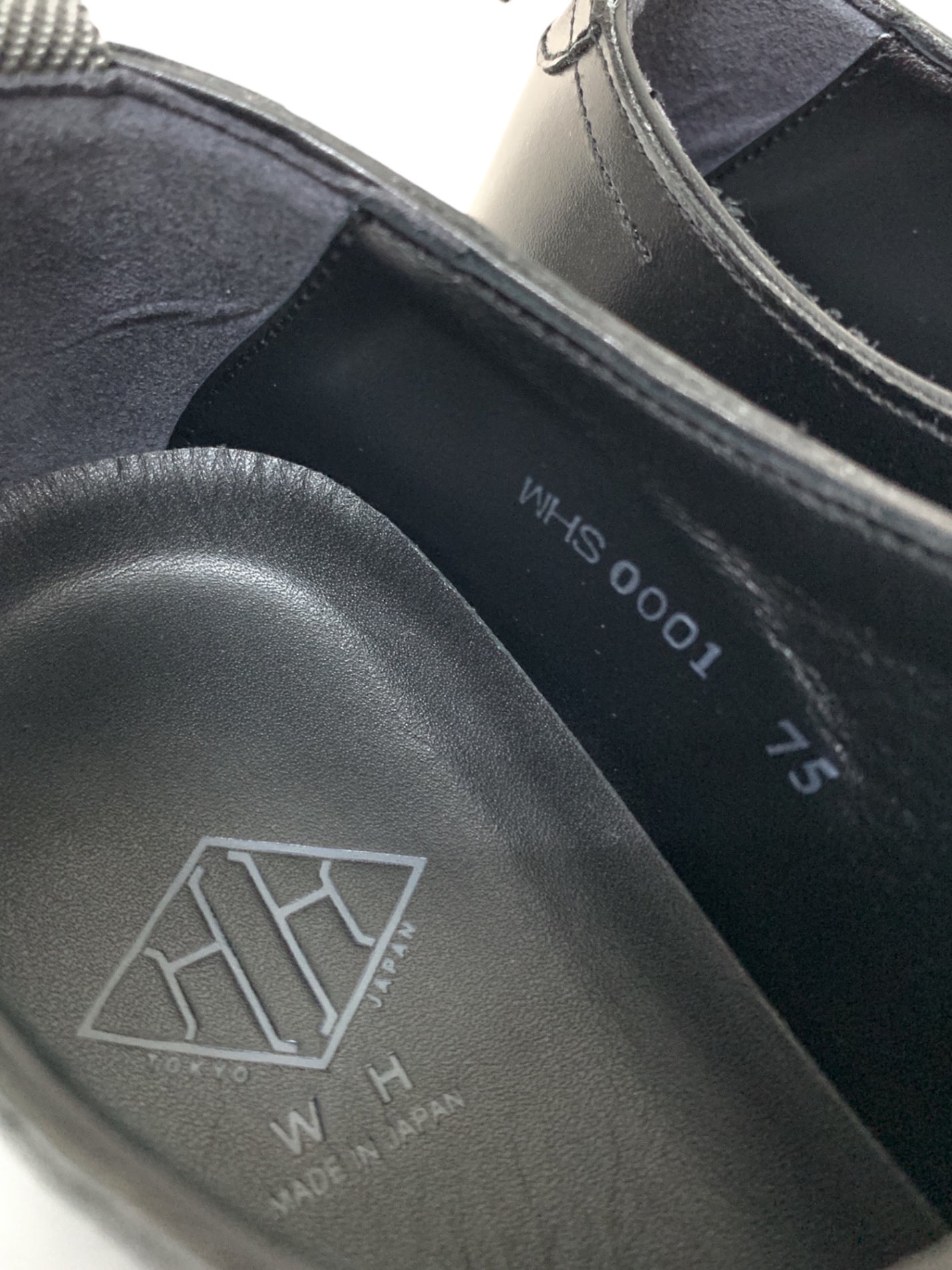 ダブルエイチ ヒロシツボウチ×干場義雅 プレーントゥ シューズ WHS0001 ドレスシューズ 7.5 ブラック ITSNHPGTY0RG