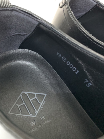 ダブルエイチ ヒロシツボウチ×干場義雅 プレーントゥ シューズ WHS0001 ドレスシューズ 7.5 ブラック ITSNHPGTY0RG